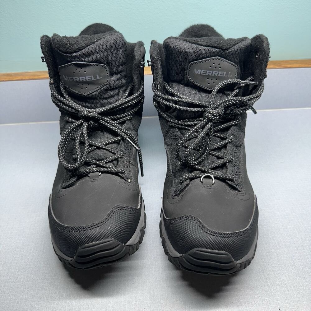 Merrell Thermo Akita Mid W/P Boot‎ J036441 Black Size Men’s 10.5 - Picture 3 of 14